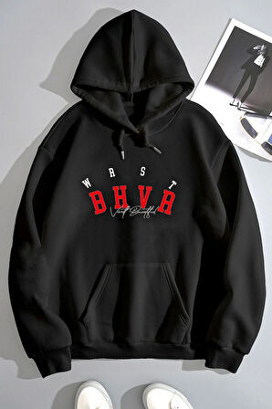 Uyguntarz Unisex Bhvr Baskılı Sweatshirt