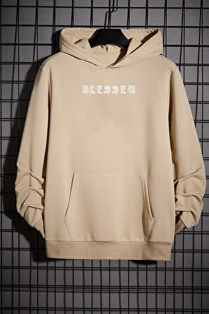 Unisex Blesseb Baskılı Sweatshirt