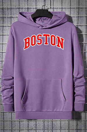 Uyguntarz Unisex Boston Baskılı Sweatshirt