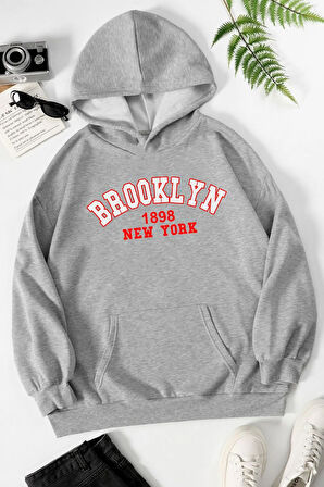 Uyguntarz Unisex Brooklyn Baskılı Sweatshirt