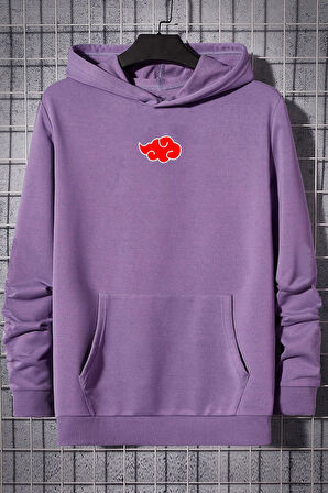 Uyguntarz Unisex Ninja Akatsuki Sırt Baskılı Sweatshirt