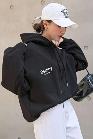 Uyguntarz Unisex Destiny Baskılı Sweatshirt