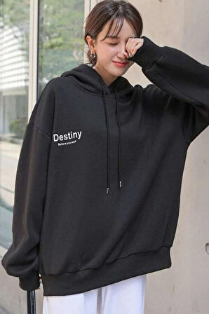 Uyguntarz Unisex Destiny Baskılı Sweatshirt