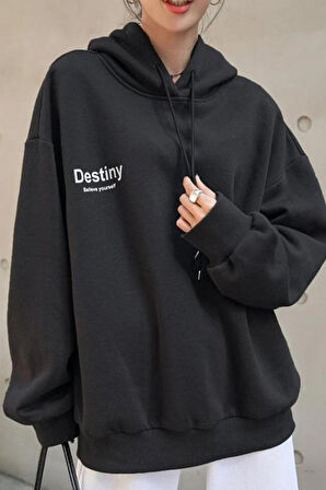 Uyguntarz Unisex Destiny Baskılı Sweatshirt