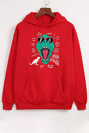 Uyguntarz Unisex T - Rex Baskılı Sweatshirt