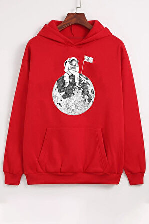 Uyguntarz Unisex Astronot Baskılı Sweatshirt