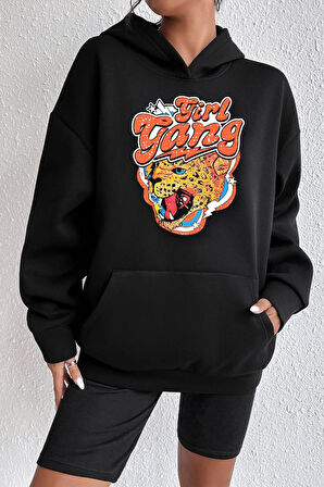 Uyguntarz Unisex Gril Gang Baskılı Sweatshirt