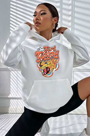 Uyguntarz Unisex Gril Gang Baskılı Sweatshirt