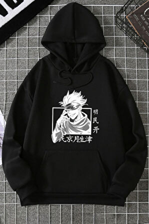 Uyguntarz Unisex Jujutsu Kaisen Baskılı Sweatshirt