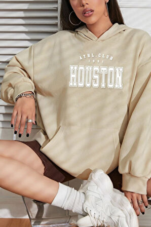 Uyguntarz Unisex Houston Baskılı Sweatshirt