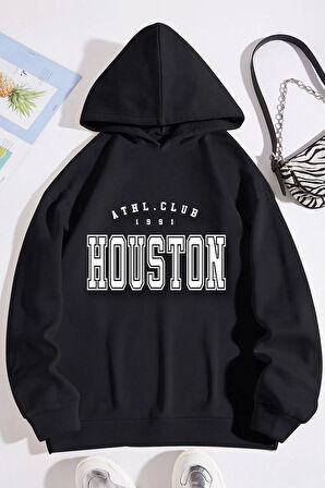 Uyguntarz Unisex Houston Baskılı Sweatshirt
