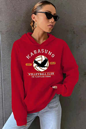 Uyguntarz Unisex Karasuno Baskılı Sweatshirt