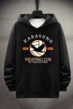 Uyguntarz Unisex Karasuno Baskılı Sweatshirt