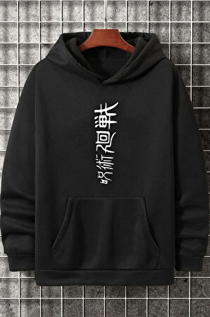 Unisex Jujutsu kaisen Baskılı Sweatshirt