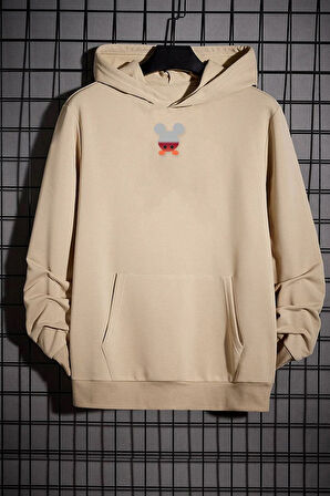 Uyguntarz Unisex Mause Sırt Baskılı Sweatshirt