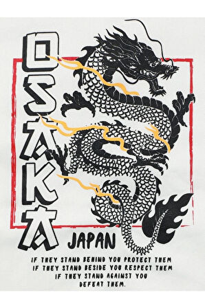 Uyguntarz Unisex Osaka Baskılı Kapüşonlu Sweatshirt