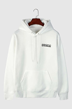 Unisex Osaka Baskılı Kapüşonlu Sweatshirt