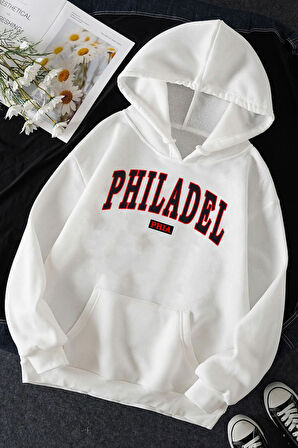 Uyguntarz Unisex Philadelphia Baskılı Sweatshirt