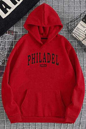 Uyguntarz Unisex Philadelphia Baskılı Sweatshirt