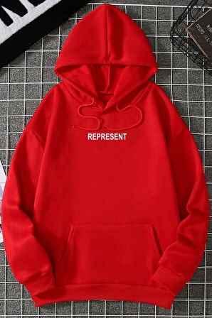 Uyguntarz Unisex Represent Sırt Baskılı Sweatshirt