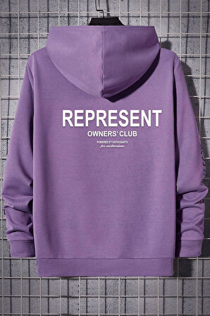 Uyguntarz Unisex Represent Sırt Baskılı Sweatshirt