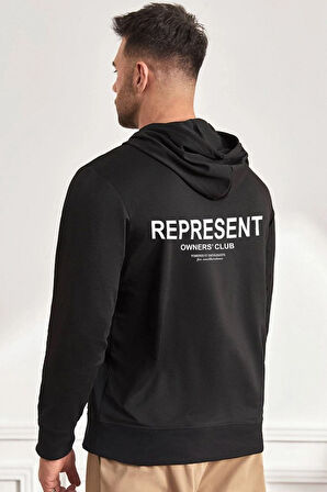Uyguntarz Unisex Represent Sırt Baskılı Sweatshirt
