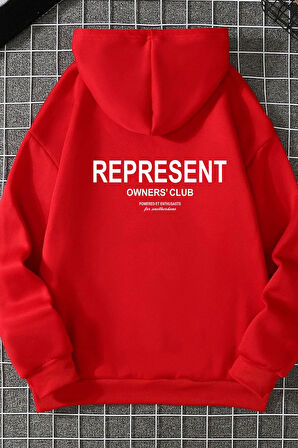 Uyguntarz Unisex Represent Sırt Baskılı Sweatshirt