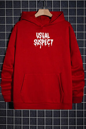 Uyguntarz Unisex Usual Suspect Sırt Baskılı Sweatshirt
