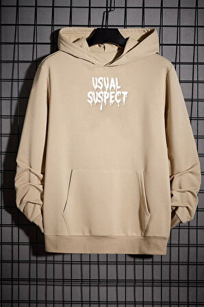 Uyguntarz Unisex Usual Suspect Sırt Baskılı Sweatshirt