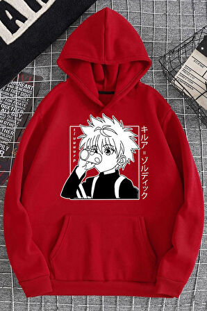 Uyguntarz Unisex Killua Zoldyck Baskılı Sweatshirt