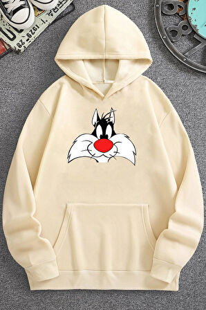 Uyguntarz Unisex Sylvester Baskılı Sweatshirt