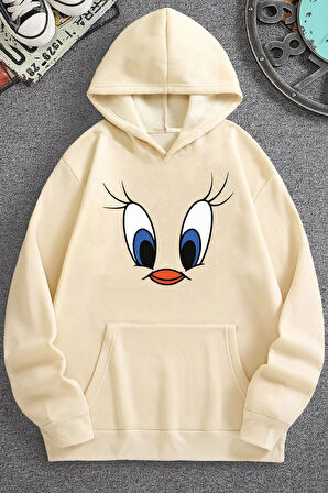 Unisex Tweety Baskılı Sweatshirt