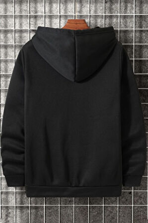 Uyguntarz Unisex Pamuk Şardonlu Kapüşonlu Sweatshirt