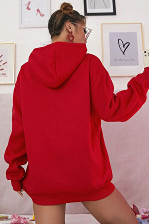 Uyguntarz Unisex Pamuk Şardonlu Kapüşonlu Sweatshirt