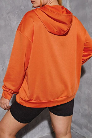 Uyguntarz Unisex Pamuk Şardonlu Kapüşonlu Sweatshirt