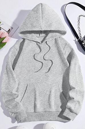 Uyguntarz Unisex Pamuk Şardonlu Kapüşonlu Sweatshirt