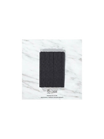 Siyah Kağıt Pipet 6mm x 19,7cm (100 Adet)