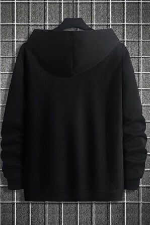 Uyguntarz Erkek Aleman Rapero Baskılı Oversize Sweatshirt