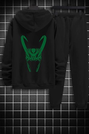 Unisex Floki Baskılı Eşofman Takımı