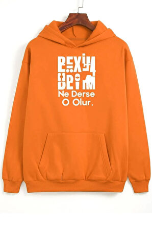Beyim Ne Derse O Olur Katlamalı Sweatshirt