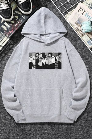 Unisex Naruto Baskılı Sweatshirt