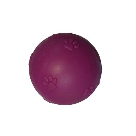 Kardelen Termoplastik Pati Desenli Köpek Oyun Topu L 6,5 CM