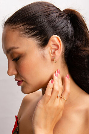 Tasma Model Halka Küpe