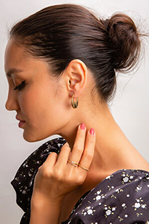 Geniş Sarkıt Küpe