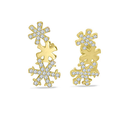 Altın Kartanesi Kıkırdak Küpe