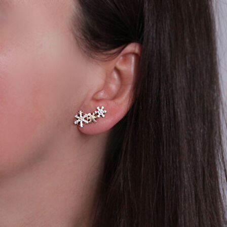 Altın Kartanesi Kıkırdak Küpe