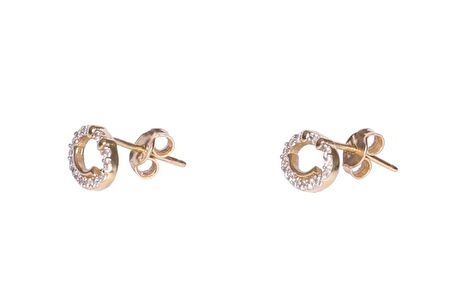 Swarovski Taşlı Vidalı Küpe