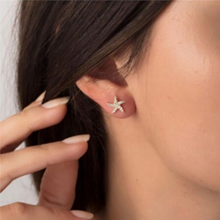 Deniz Yıldızı Küpe