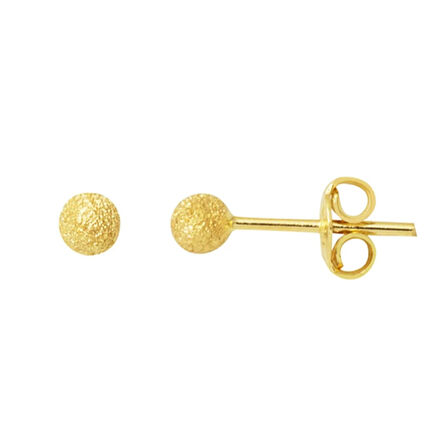 3 mm Kumlu Top Küpe KP096