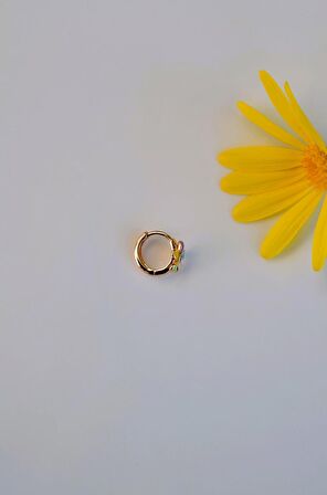 Soft Renkli Çiçekli Helix Kıkırdak Küpesi